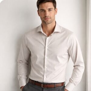 Joseph Abboud | Slim Fit Easy Care (18) / 34/ 35  Button Down Dress Shirt